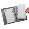 Agenda A6 Gris c/ Hoja de Repuesto SWORLD material-didactico