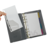 Agenda A6 Gris c/ Hoja de Repuesto SWORLD material-didactico
