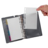 Agenda A6 Gris c/ Hoja de Repuesto SWORLD material-didactico