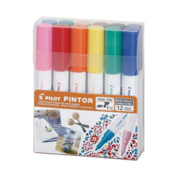 Set Pintor Fino 12u Surtido PILOT PILOT material-didactico