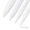 Set Pintor blanco 4 puntas extra fina, fina, media y biselada PILOT...
