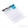 Velcro Adhesivo 3 Tamaños Blanco CREATIVE material-didactico