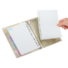 Agenda A6 Celeste c/ Hoja de Repuesto SWORLD material-didactico