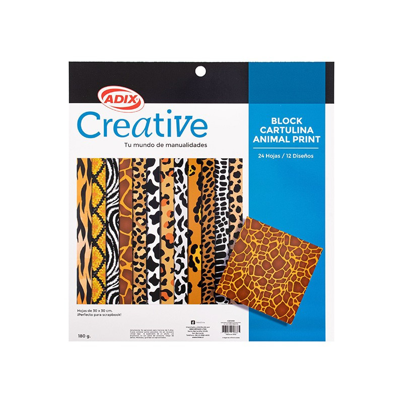 Block Animal Print CREATIVE material-didactico