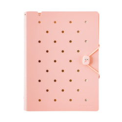 Agenda Pin A5 Rosado c/ 6 Anillos SWORLD material-didactico