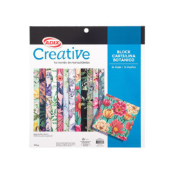 Block de Papel Botánico CREATIVE material-didactico