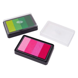 Set Tampón Tinta de Colores CREATIVE material-didactico