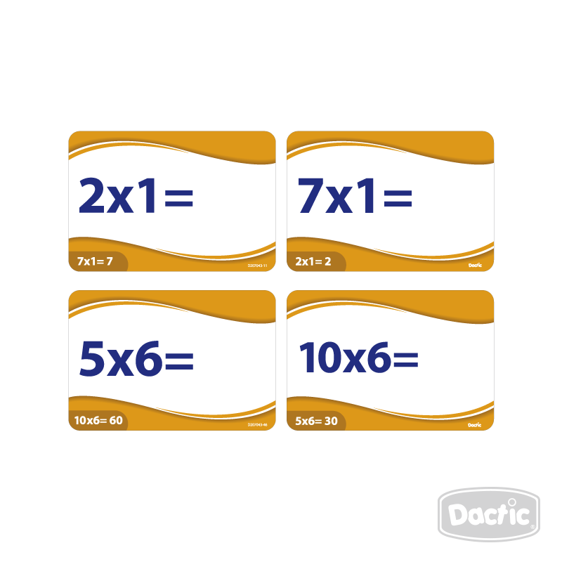 Lámina Multiplicar DACTIC material-didactico