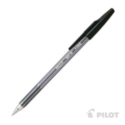 12 Lápices Pasta BPS 0,7 Negro PILOT material-didactico