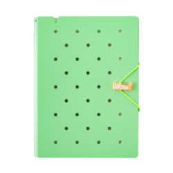 Agenda Pin A5 Verde c/ 6 Anillos SWORLD material-didactico