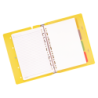 Agenda Pin A5 Amarillo c/ 6 Anillos SWORLD material-didactico