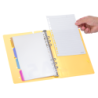 Agenda Pin A5 Amarillo c/ 6 Anillos SWORLD material-didactico