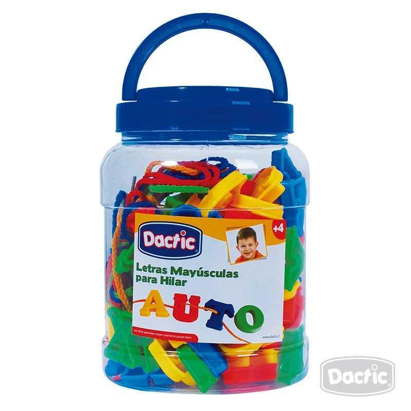 Letras Mayúsculas para Hilar DACTIC material-didactico