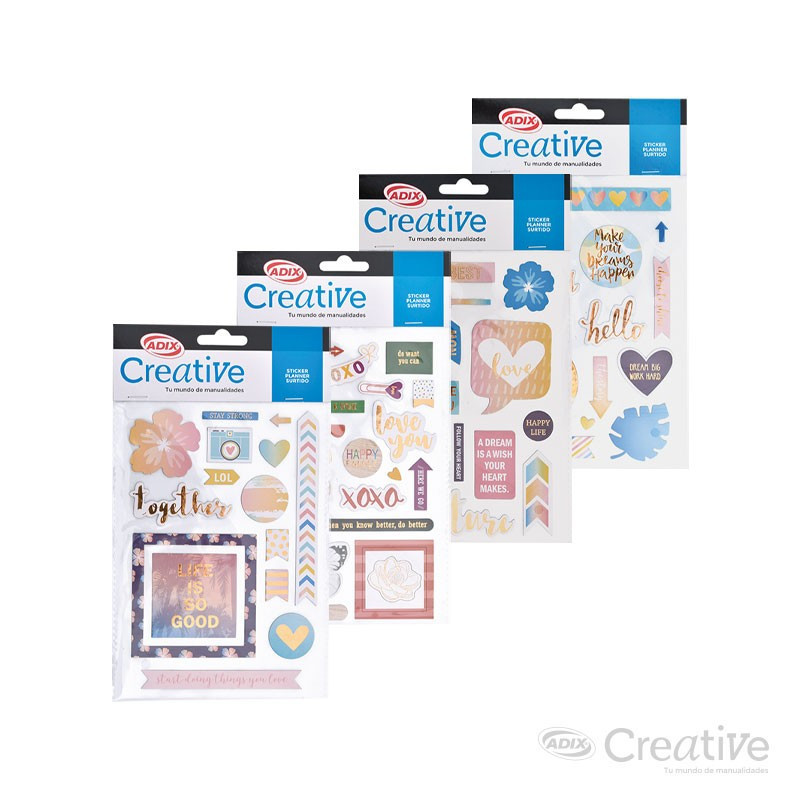 Sticker para Planner Surtido 1 unidad CREATIVE material-didactico