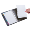 Agenda A5 Gris c/Hoja de Repuesto SWORLD material-didactico