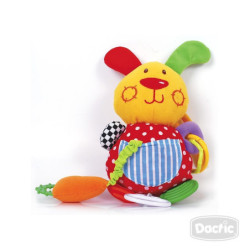 Sonajero Colgante Conejo de Tela DACTIC material-didactico
