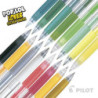 Set Lápices Gel POPLOL 0.7 16u Golden Green PILOT PILOT material-di...