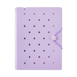 Agenda Pin A5 Morado c/ 6 Anillos SWORLD material-didactico