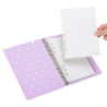 Agenda Pin A5 Morado c/ 6 Anillos SWORLD material-didactico