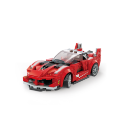 Auto Armable Rojo 151 pzs. Wange material-didactico