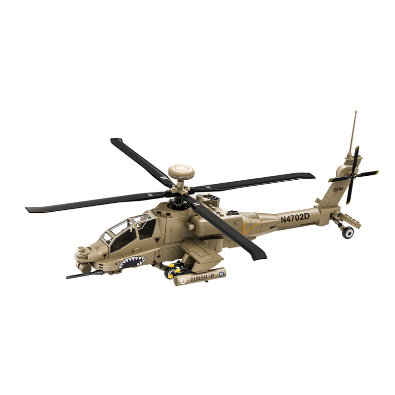 Helicóptero de Combate Armable 255 pzs. Wange material-didactico