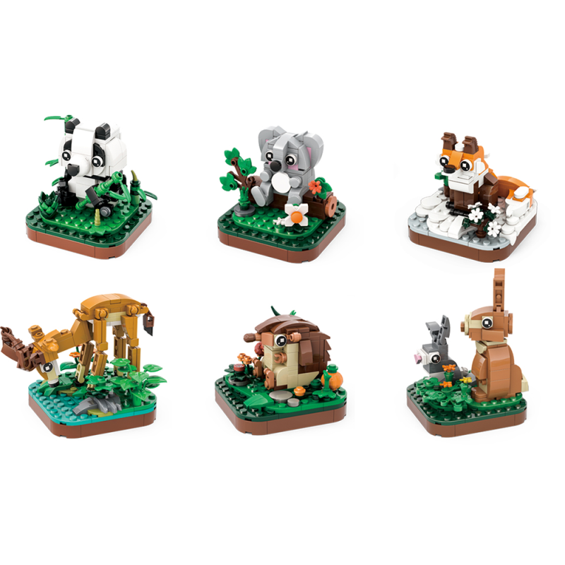 Animales Armables Surtidos Wange material-didactico