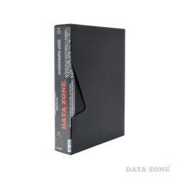 Carpeta A4 80 Fundas c/Estuche Negro DATAZONE material-didactico