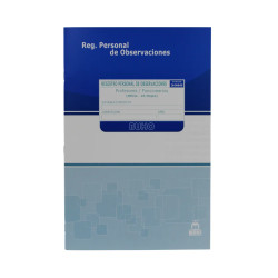 Libro 2085 - Registro Personal de Observaciones Profesores y Funcionarios Marca Búho