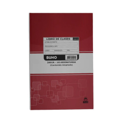 Libro 2001N - Enseñanza Básica 1º a 8º año, (12 hrs.) 16 Asign. C.Ampliado 2 ds. por Pág. Marca Búho