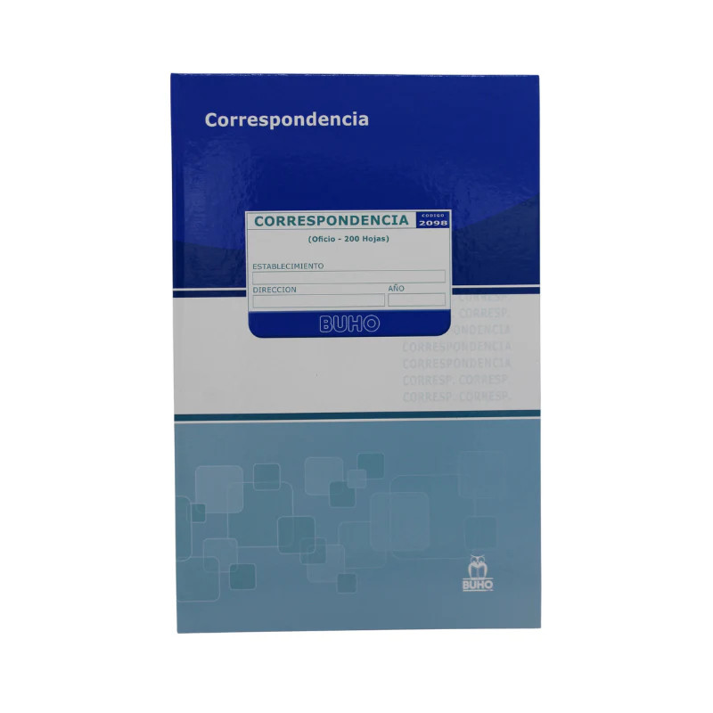 Libro de correspondencia oficio 200 hojas  NUEVO
