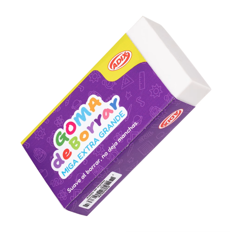 Goma Borrar Extra Grande Miga 12 unidades