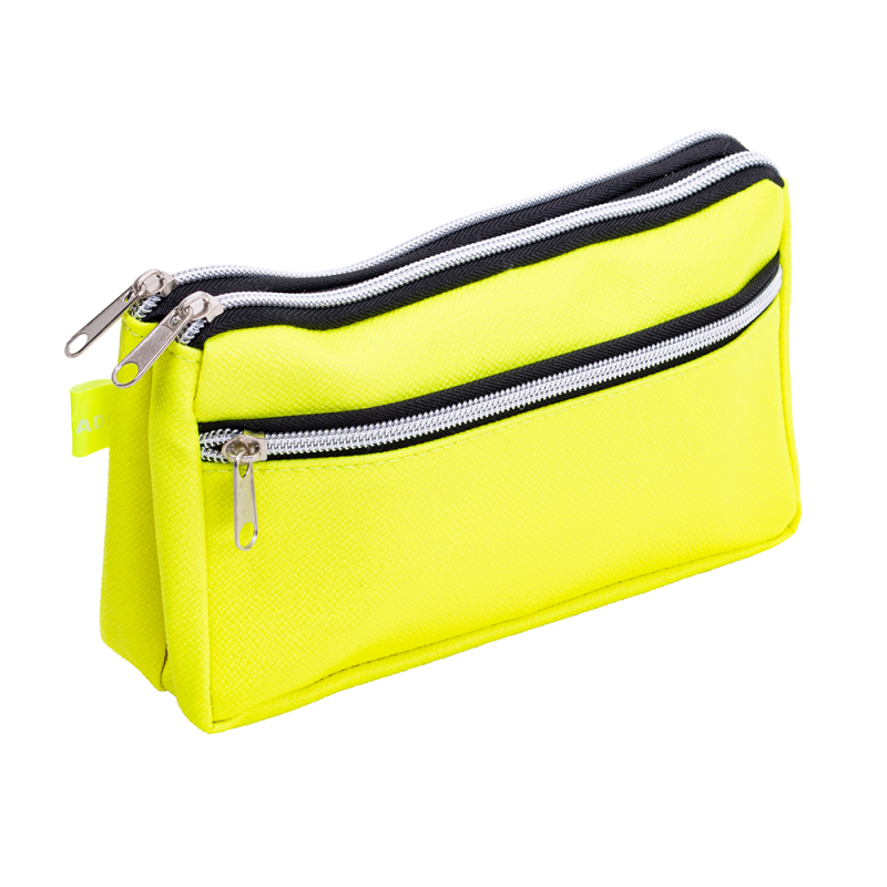 Estuche Escolar Triple Cierre Neón