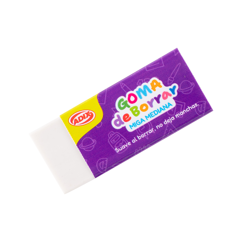 12 Gomas de Borrar Miga Mediana