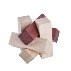 Rompecabezas 3D de Madera 3 pzas. DACTIC material-didactico