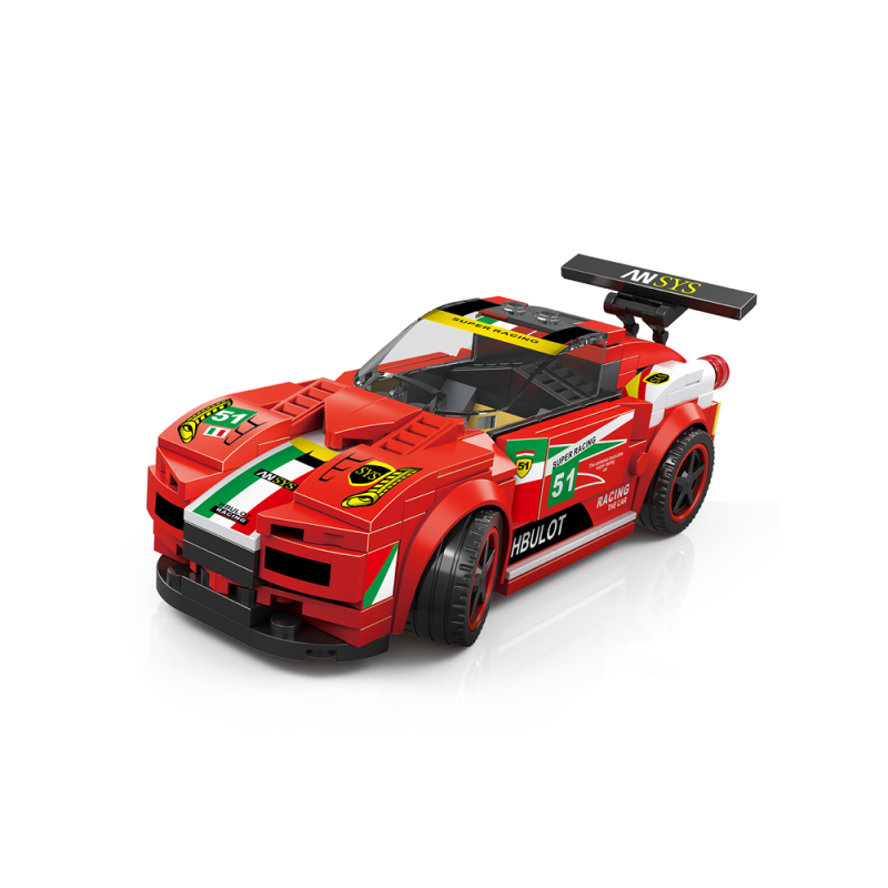 Auto Rojo Armable WANGE