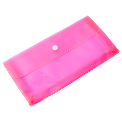 Estuche con Broche PVC Rosado - ADIX | Soy Didácticos