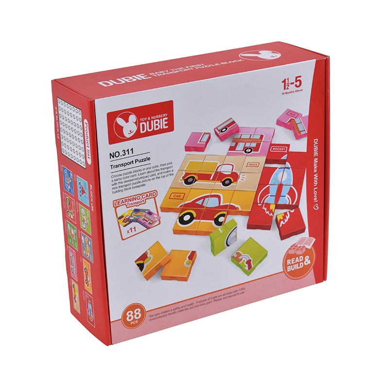 Puzzle Medios de Transporte DUBIE material-didactico