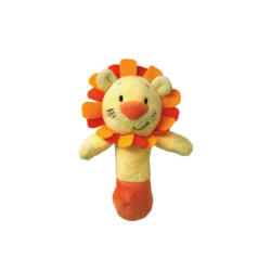 Sonajero de Mano León Tela DACTIC material-didactico