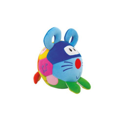 Pelota Interactiva Musical 15cm Tela DACTIC material-didactico
