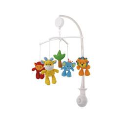 Móvil Musical Animal Tela DACTIC material-didactico