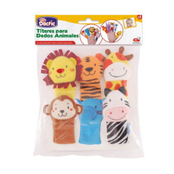 Títere Dedo Selva Tela DACTIC material-didactico